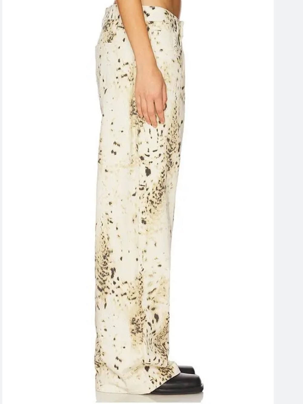 Superdown Leopard Print Jeans - Picture 2 of 2